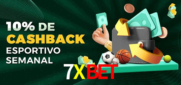 10% de bônus de cashback na 7Xbet
