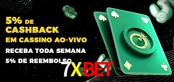 Promoções do cassino ao Vivo 7Xbet